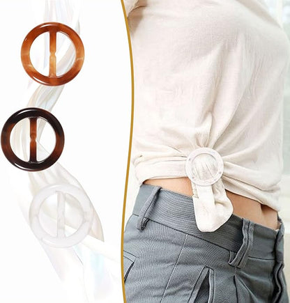 T-Shirt Clips 9 PCS, Clothes Corner Knotted Button, Fashion Alloy Pearl - Image 3