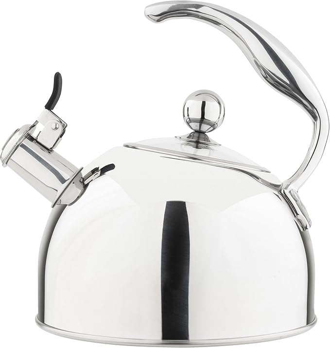 Viking 3-Ply Stainless Steel Tea Kettle, 2.6 Quart Stovetop Hot Water Pot by VikingCulinary