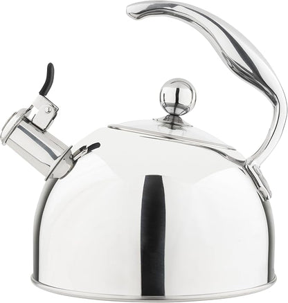 Viking 3-Ply Stainless Steel Tea Kettle, 2.6 Quart Stovetop Hot Water Pot by VikingCulinary