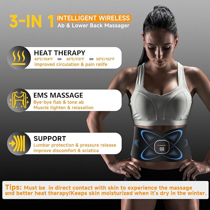 FDA Cleard - EMS/TENS abs Stimulator Abdominal, Electronic Muscle Stimulator - Image 3