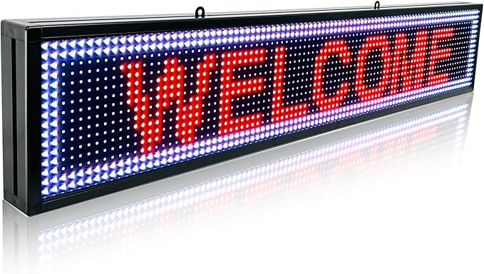 P10 Programmable Scrolling Led Sign Outdoor Signs by HIJHSAIL