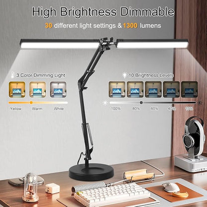 2-in-1 LED Desk Lamp, 24W Brightestwith Table Lamp - Image 5