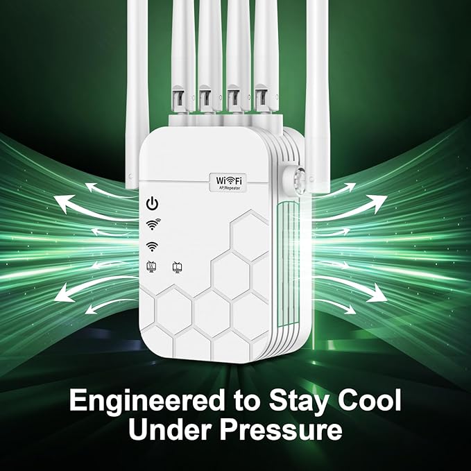 WiFi Extender Signal Booster for Home, AC1900Mbps Dual Band, Covers up to 12880 - Image 4