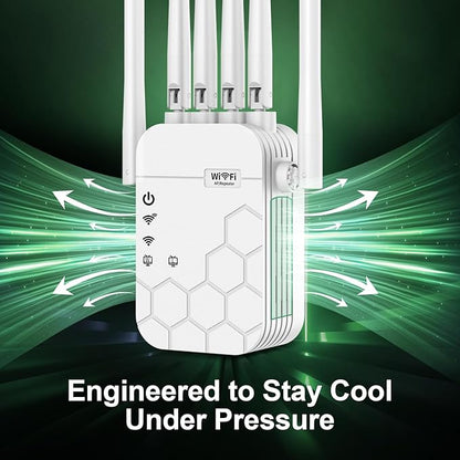 WiFi Extender Signal Booster for Home, AC1900Mbps Dual Band, Covers up to 12880 - Image 4