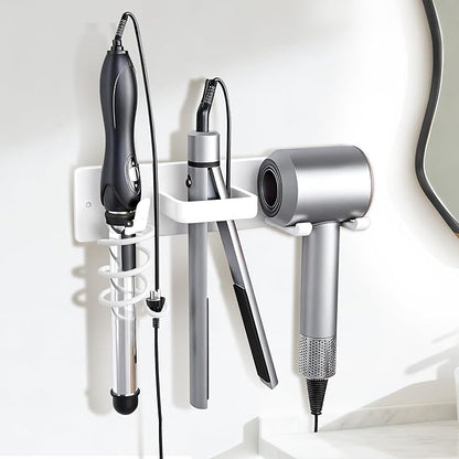 Dovyn Blow Dryer Holder Wall Mount, 3 in 1 Bathroom Hair Tool Organizer by Dovyn
