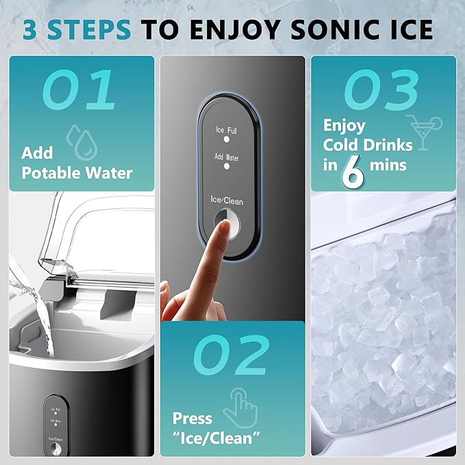 EUHOMY Nugget Ice Maker Countertop - Image 6