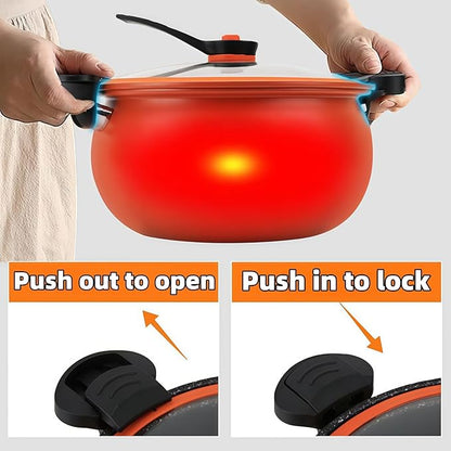 Multifunctional Large Capacity Non-stick Pressure Cooker, 8Qt Electric Pressure - Image 4