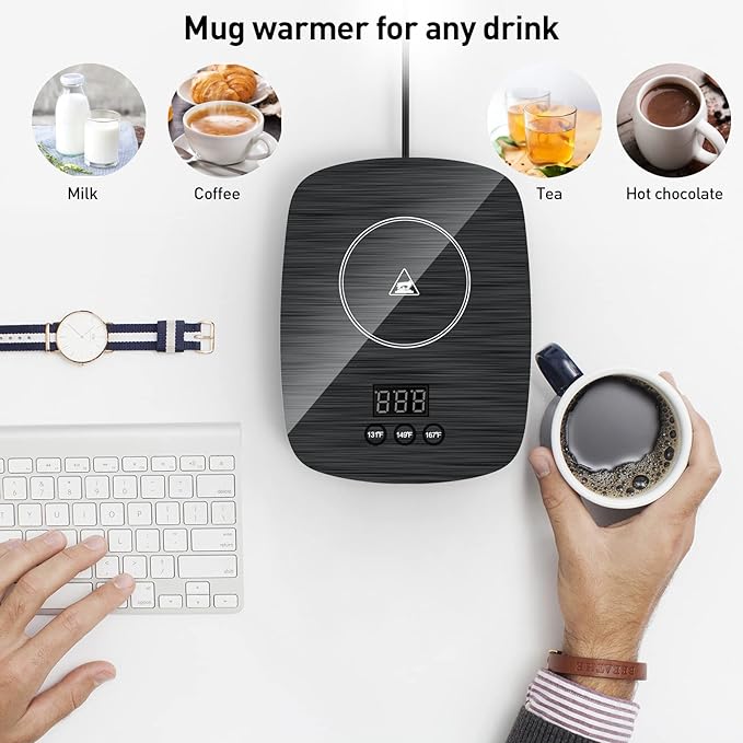Mug Warmer, Coffee Warmer for Desk Office Home Use, Electric Cup Warmer - Image 5