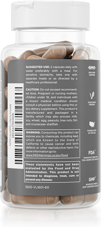 Pure for Men T-Support Supplement | Vegetarian Total Support for Men - Image 3