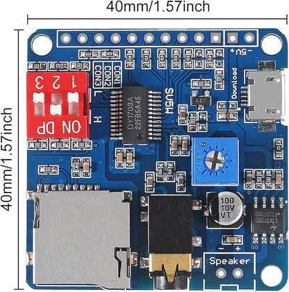 Diann 4pcs MP3 Voice Playback Module DY-SV5W Player Music Voice Board IO - Image 6