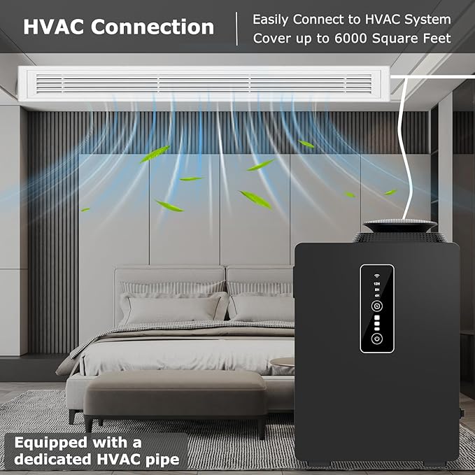 2026 Upgraded 1000ML HVAC Scent Diffuser Machine Kit, Includes 2 Premium Oils - Image 6