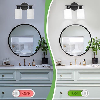 Guliaofo 2-Light Vanity Lights, Modern Vanity Lighting Fixture - Image 4