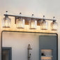 FDPBY Bathroom Vanity Lights 5-Light Sand Black Modern Crystal Vanity Light by FDPBY