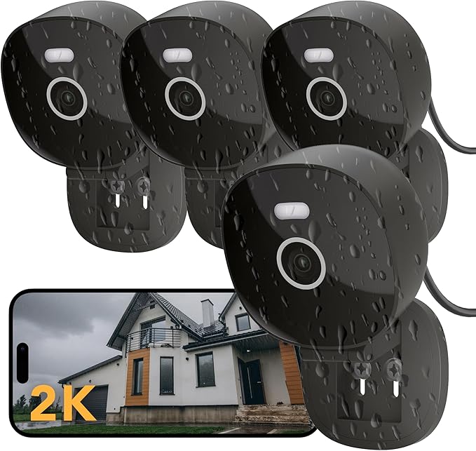 2K Security Camera Wired, Outdoor/Indoor by FamViva