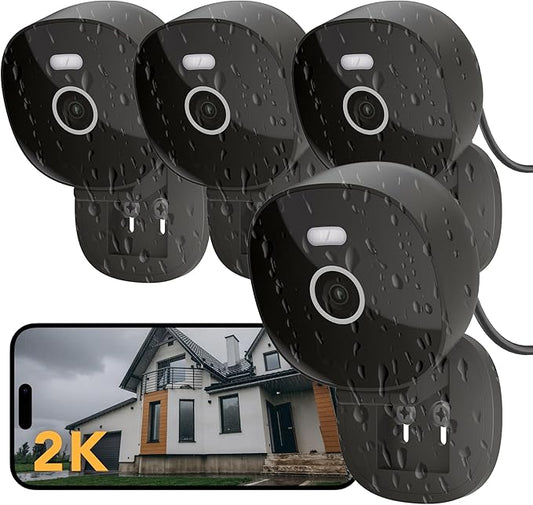 2K Security Camera Wired, Outdoor/Indoor by FamViva
