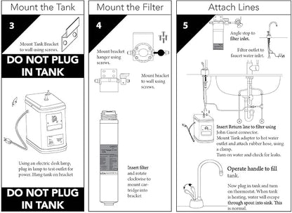 Westbrass A272HFP-12 Develosah 2-Handle Hot and Cold Water Dispenser - Image 8