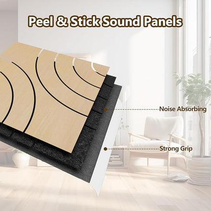 ARMURO 4 Packs Acoustic Wall Panels - Image 6