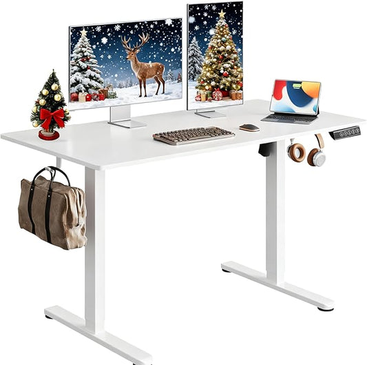 DEVAISE 48 x 24 Inch Standing Desk, Whole-Piece Electric Standing Desk by DEVAISE