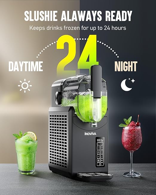 Slushie Machine, No Ice Needed, 88 oz INOVIVA Slushy Machine - Image 9