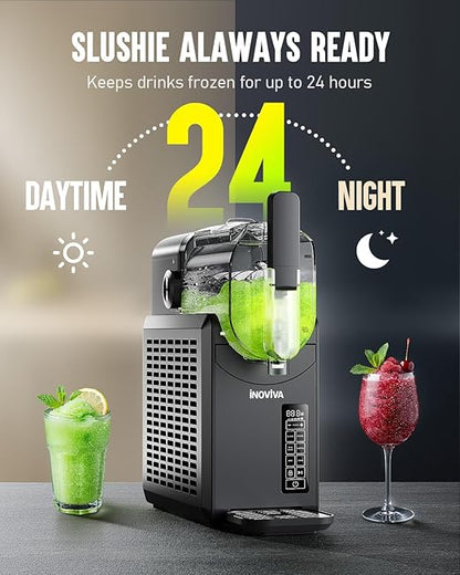 Slushie Machine, No Ice Needed, 88 oz INOVIVA Slushy Machine - Image 9