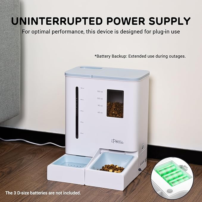 iPettie FW54 5G/2.4GHz WiFi Automatic Feeder and Waterer 2-in-1 Set - Image 5
