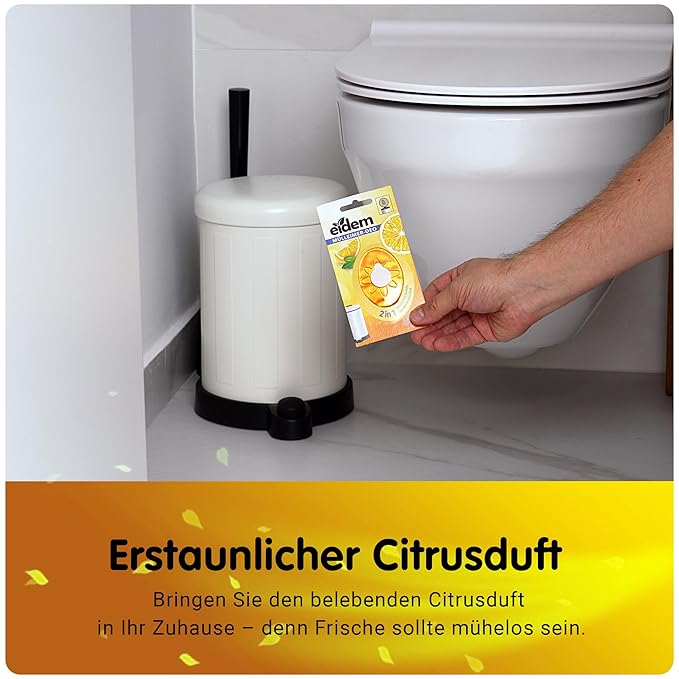 eidem Trash Can Deodorizer 2-in-1 Citrus – Eliminates Odors Fast – Long-Lasting - Image 4