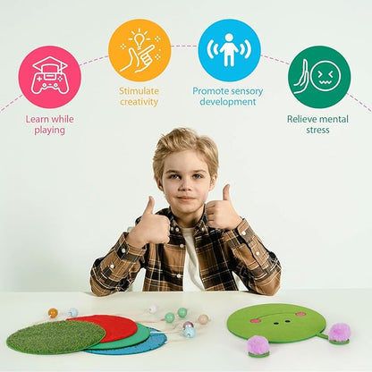 Sensory Wall Panel for Kids, Sensory Toys for Wall ＆ Floor, Sensory Mats for - Image 5