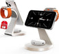 3 in 1 Charging Station for Apple Devices, Mag-Safe Charger Stand Fast Charging by LONGCONN