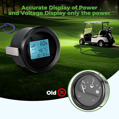 10L0L Golf Cart Battery Monitor Meter - Image 4