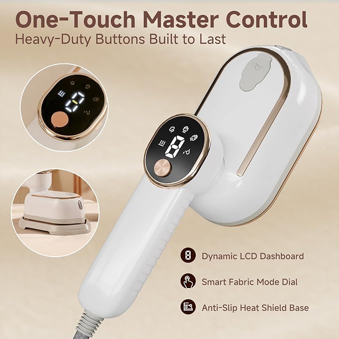 Travel Steamer, 1200W Portable Steamer - Image 5