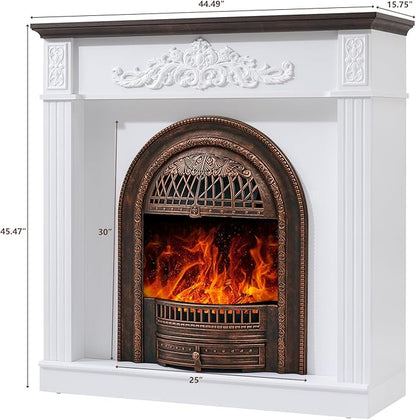 45" Birdcage-Style Electric Fireplace - Image 2