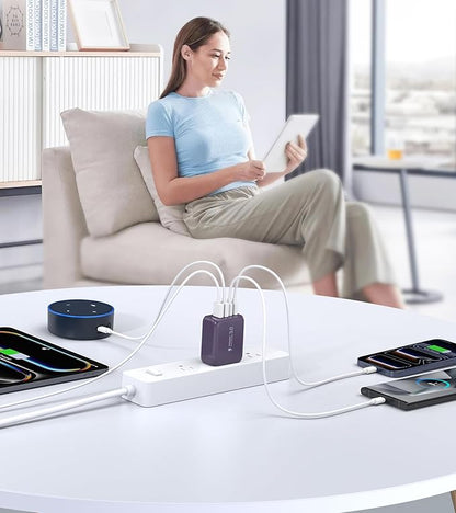 60W 2-Pack USB C Wall Charger Block, 5-Port C Charger Fast Charging Block PD - Image 8