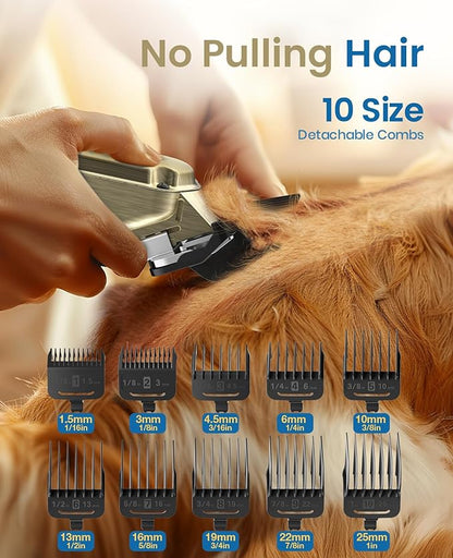 oneisall Dog Clippers for Grooming for Thick Heavy Coats/Low Noise Rechargeable - Image 3