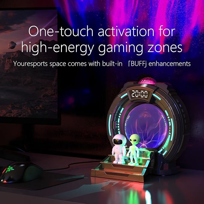 Astronaut Aurora Star Sky Projector, Plasma Globe Lamp/Star Light Projector - Image 9