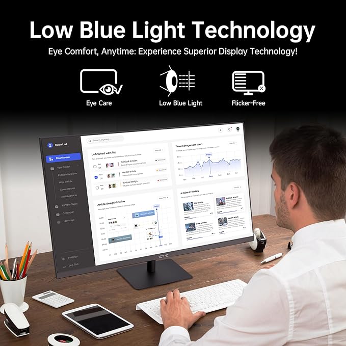 KTC 32 Inch 2K 120Hz Computer Monitor, IPS QHD 2560 x 1440p Monitor - Image 6