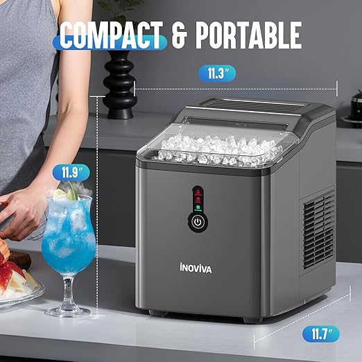 Nugget Ice Maker Countertop – 6 Mins Fast Ice Production, FLASHCHILL™, 26.5 - Image 8