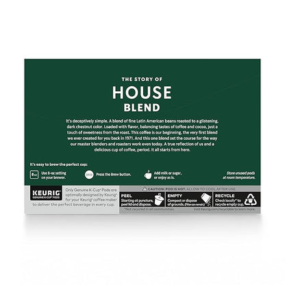 Starbucks K-Cup Coffee Pods, Medium Roast Coffee, House Blend - Image 8