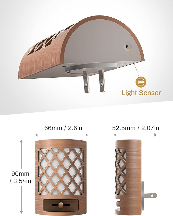 DORESshop Night Light, Night Lights Plug Into Wall, Plug in Night Light - Image 6