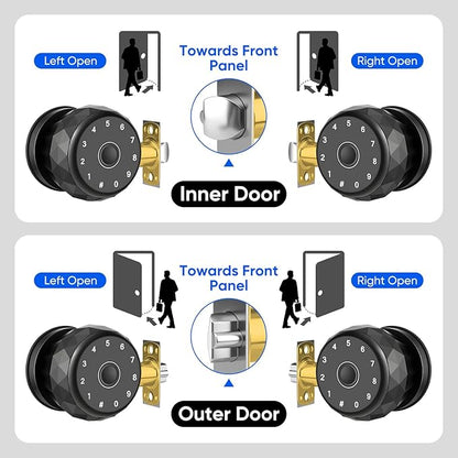 Smart Door Knob Fingerprint Door Lock - Image 7