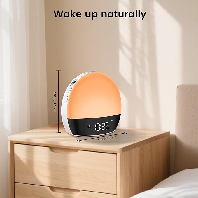 Risop Wake Up Light Sunrise Alarm Clock - Image 3