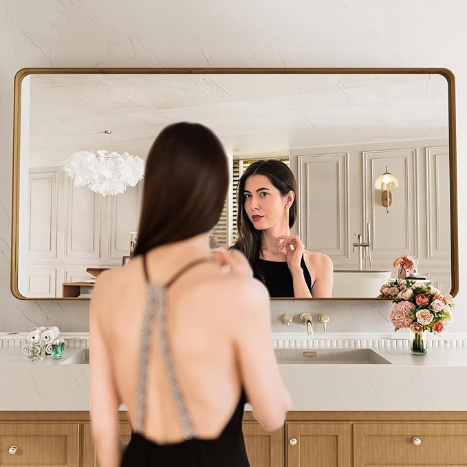 LOAAO 72X40 Inch Bathroom Mirror - Image 2