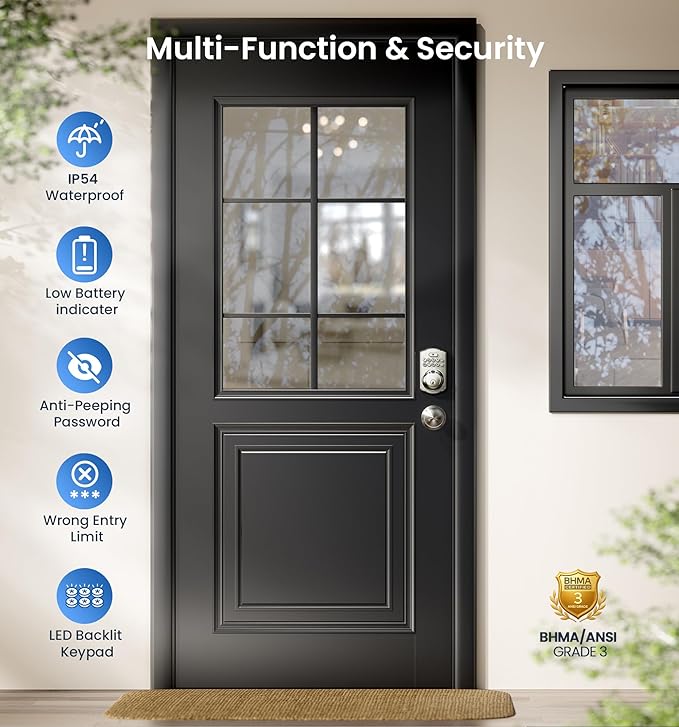 Veise Fingerprint Door Lock - Image 5