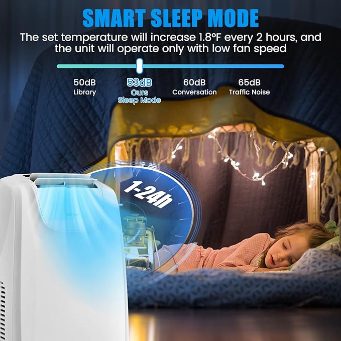 COSTWAY 11, 500 BTU Portable Air Conditioner, - Image 5