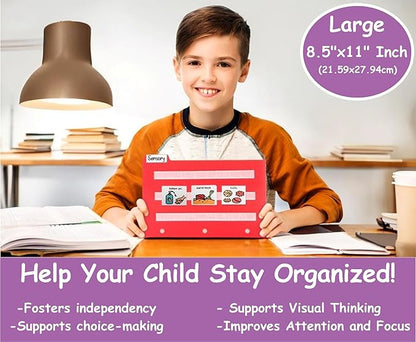 Smile4autism Large 8.5x11” Tools Perfect to Keep Your Loose Visual Picture - Image 5