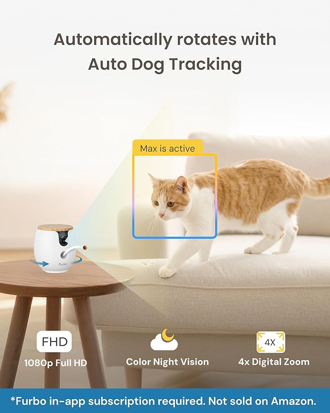 Furbo 360° Cat Camera + Mini 360° Cam 2-Camera Bundle Nanny Subscription: Cat - Image 4