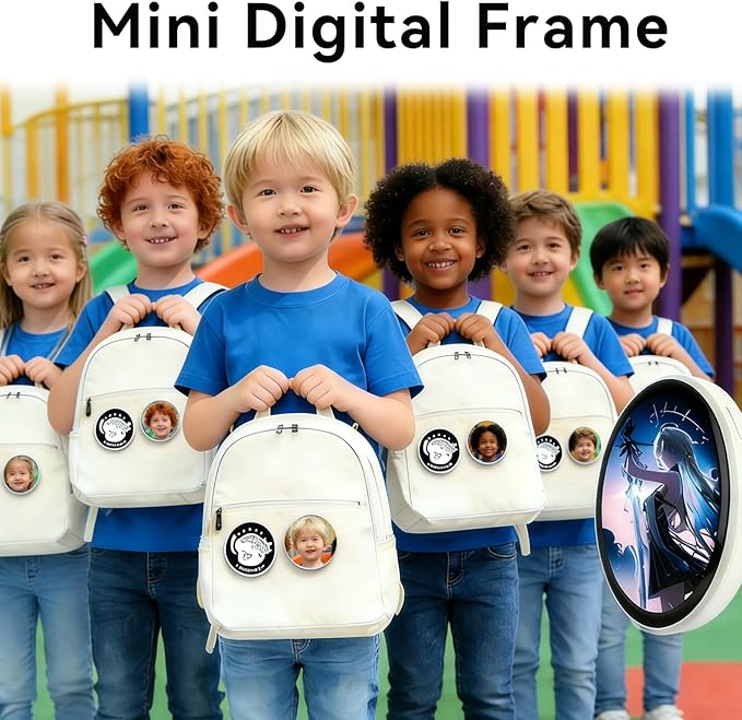 Battery Power Digital Photo Frame Electronic LED Screen Customizable - Image 9