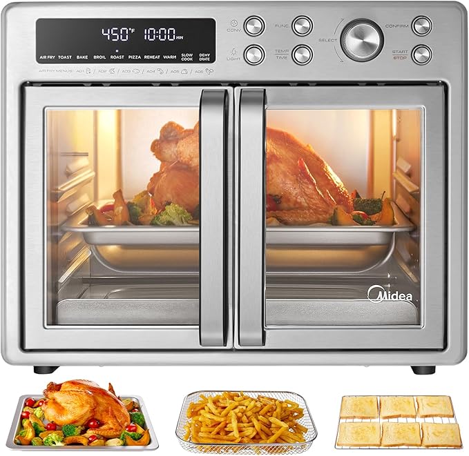 Midea Flexify French Door Toaster Oven Air Fryer Combo, 26.4 QT, Extra Large - Image 11