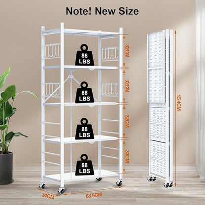 Himix 5-Tier Storage Folding Shelf - Image 3