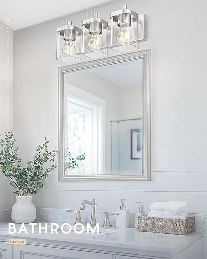 METWET Bathroom Light Fixtures, 3-Light Vanity Light - Image 5