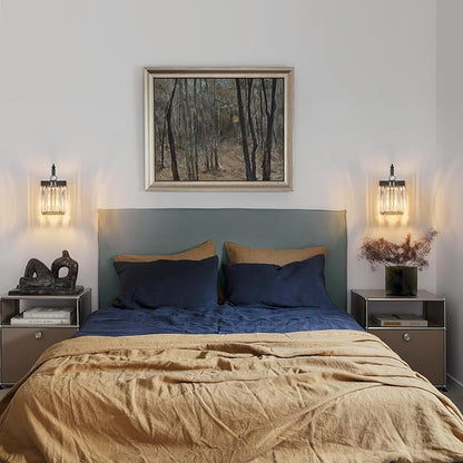 BBLLWJ Modern Wall Sconces Set of Two Black Wall Sconces Indoor Wall Lamp - Image 6